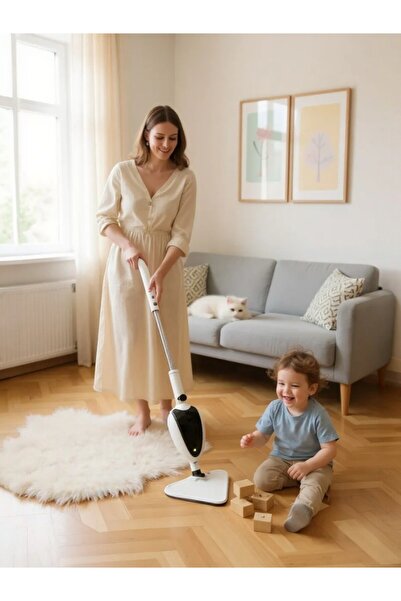 Eragon ERG-920 Steam Mop Buharlı Temizleyici Paspas Çok Fonksiyonlu Buharlı T...