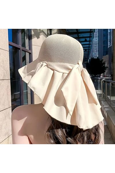 GlassySKY Wide Brim Mesh Breathable Lightweight Women's Hat Sun Protection,,Summer Beach Vacation Outdoor