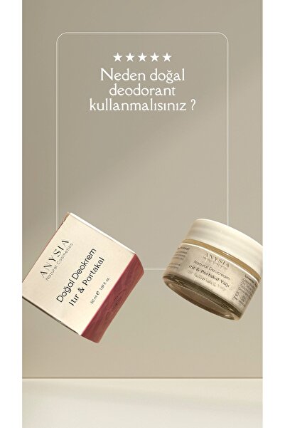 ANYSİA NATURAL COSMATİCS DOĞAL DEOKREM ÇAY AĞACI&YLANG&LİMON
