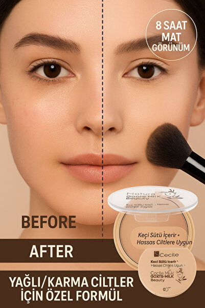 Cecile Keçi Sütlü Matte Powder 02