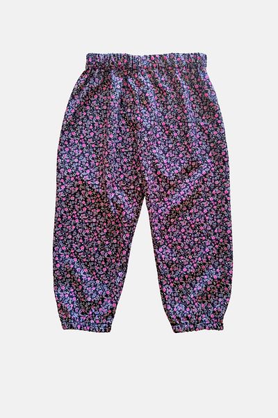 EruZan Girl's Elastic Viscose Patterned Shalwar