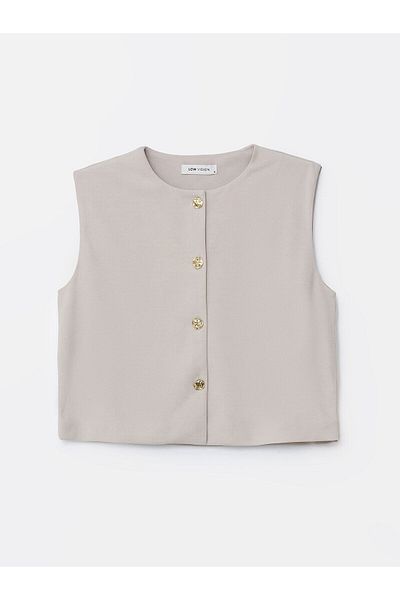 LC Waikiki New Season Crew Neck Women's Classic Vest - S5Gi24Z8