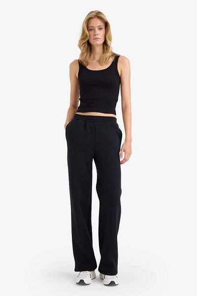 DeFacto New Season - Long Sweatpants with Elastic Waist and Pockets