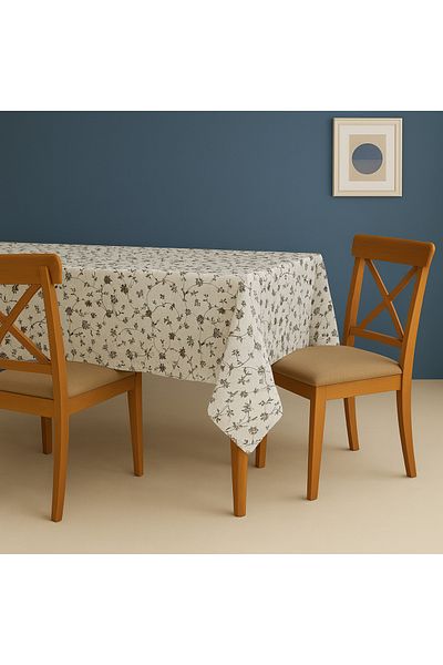 EvRossa Modern Patterned Pvc Fiber Table Cloth – Wipeable, Durable
