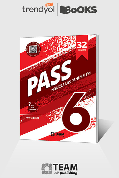 Team Elt Publishing PASS 6 - 32 adet yeni nesil LGS deneme sınavı *Güncel Baskı