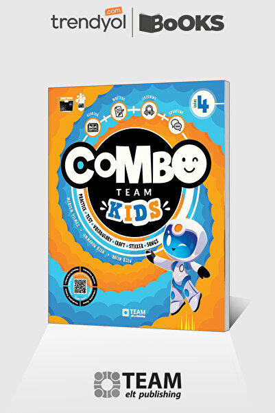 Team Elt Publishing Combo TEAM Kids 4 – (Practice + Test + Vocabulary + Cool Art & Craft Tek Kitapta)