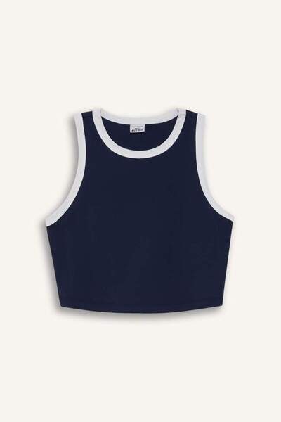 DeFacto Defactofit Crop Crew Neck Sports Tank Top E7723Ax25Au