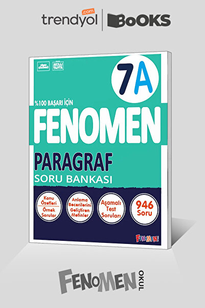 Fenomen Yayıncılık FENOMEN 7 Paragraf A Soru Bankası *Güncel Baskı