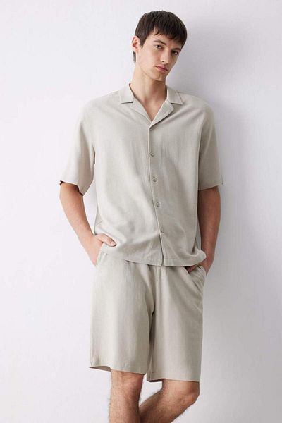 DeFacto New Season Relax Fit Summer Linen Blend Shorts