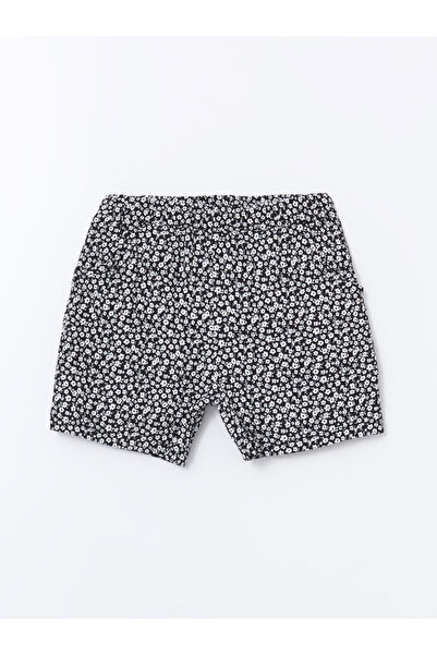 LC Waikiki Νέα σεζόν Παιδικό φόρεμα με ελαστική μέση με λουλούδια - S5KF54Z4