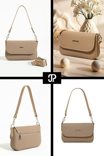 Just Polo Original Women's Mini Special Design Luxury Soft Leather Adjustable Cross Column Strap Shoulder Bag