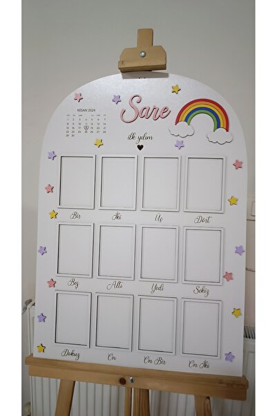 şeyma lazer Bebek Ilk Yılım Panosu Ve Anı Albümü