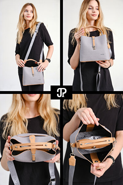 POLOGRAND London Original Just Polo Collection 4 Compartment Luxury Soft Leather Adjustable Cross Strap Shoulder Bag