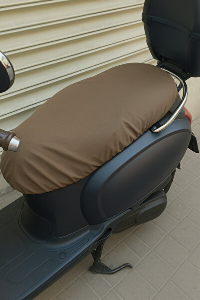 Vi Caro Țesătură groasă maro Arora Cappucino Husă pentru șa din piele pentru motociclete Pânză impermeabilă