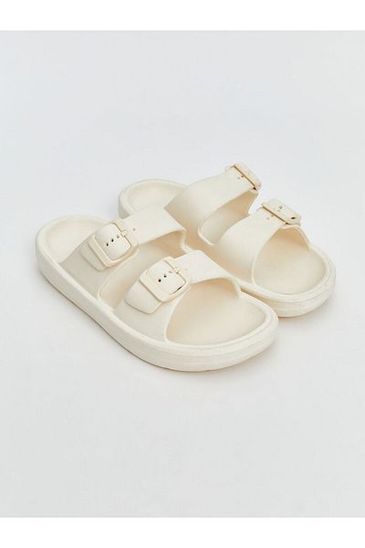 LC Waikiki New Season Double Striped Girls' Slippers - S5Cb35Z4