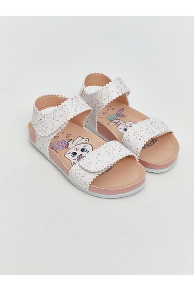 LC Waikiki New Season Cat Printed Girls' Sandals - S5Im85Z4