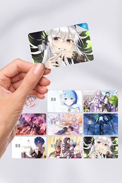 ZipZap Autocolant pentru cărți Re Zero 8 bucăți