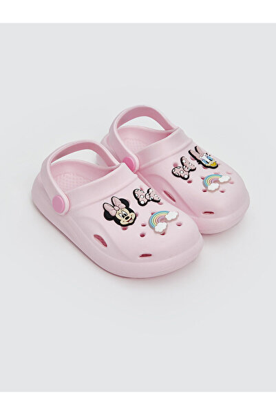 LC Waikiki Pink Minnie Mouse Printed Girl's Beach Sandals I