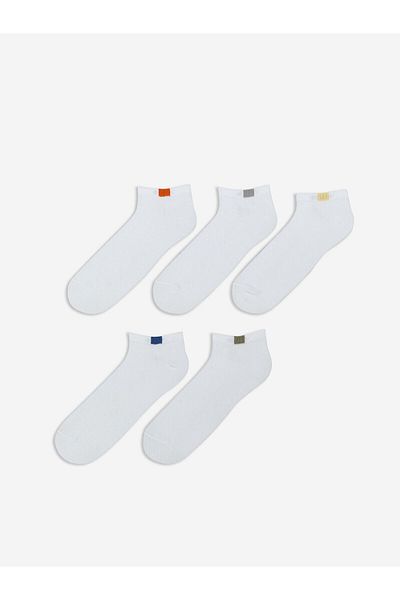 LC Waikiki New Season Men's Booties Socks 5-Piece - S5Ra93Z8