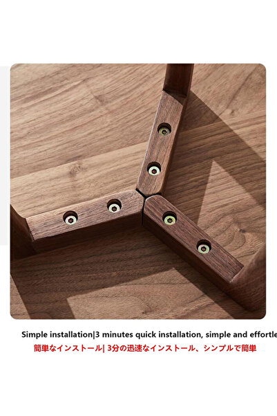 Generic Solerkonm 2-Tier Round Coffee Tables, Living Room Side Tables, Durable and Easy to Assemble