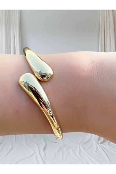 VEGALUXE Tasarım Çelik Bileklik Kelepçe Modeli Kararma Yapmaz.