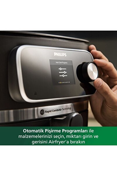 Philips Airfryer HD9880/90 7000 Serisi Combi XXL Connected 8.3 lt Yağsız Fritöz Özellikleri