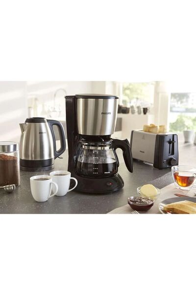 Philips 15 fincan için 1,2 Litrelik kapasite, en iyi lezzet DAILY COLLECTION FİLİTRE KAHVE MAKİNESi