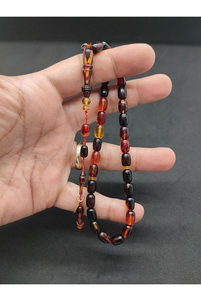 İskeçe Exclusive There Is No Other Place!!! Furkan Gül Master Artifact Ringed Imame Hand Size Fire-I Amber Certified 8338