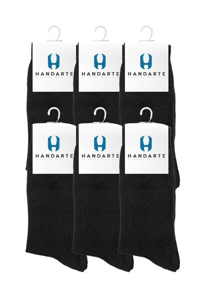 Handarte 6 Pack Breathable Anti-Odor Heel Seamless 100% Bamboo Long Socks |   Handarte ®