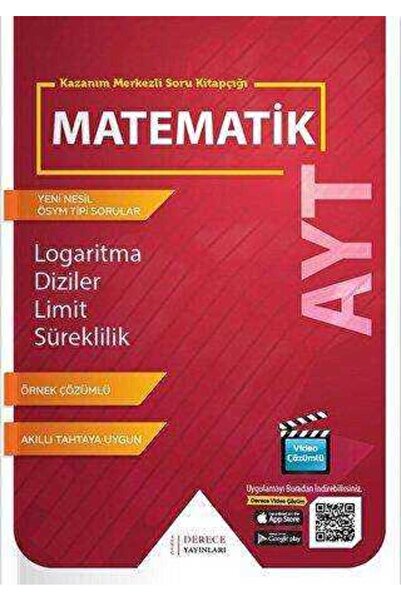 Sonuç Derece Yayınları Sonuç Derece Yayınları Ayt Logaritma Diziler Limit Sür...
