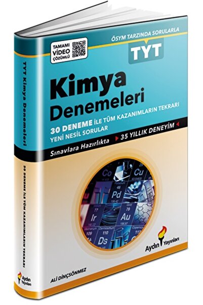 Aydın Yayınları Aydın Tyt Kimya 30 Deneme