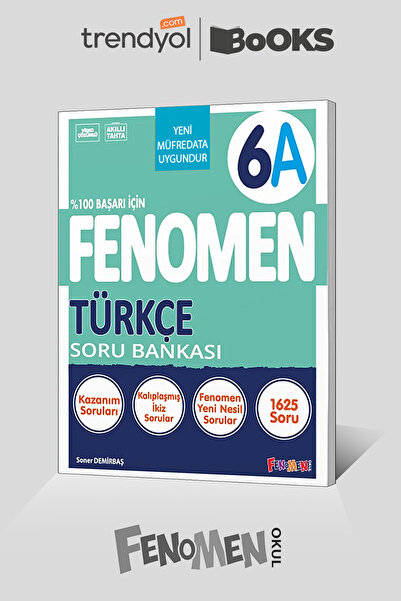 Fenomen Yayıncılık FENOMEN 6 Türkçe A Soru Bankası *Güncel Baskı