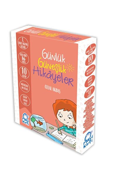 Timaş Çocuk Mavi Kirpi 1. Sınıf Günlük Güneşlik Hikayeler 10 Kitap Hikaye Set...