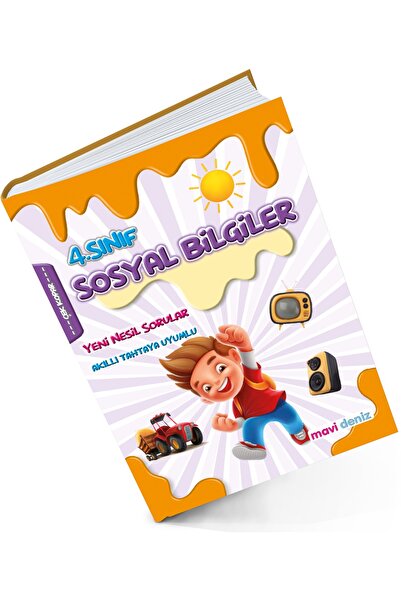 Mavi Deniz Yayınları Mavi Deniz 2024 4. Sınıf Sosyal Bilgiler Yeni Nesil Soru...