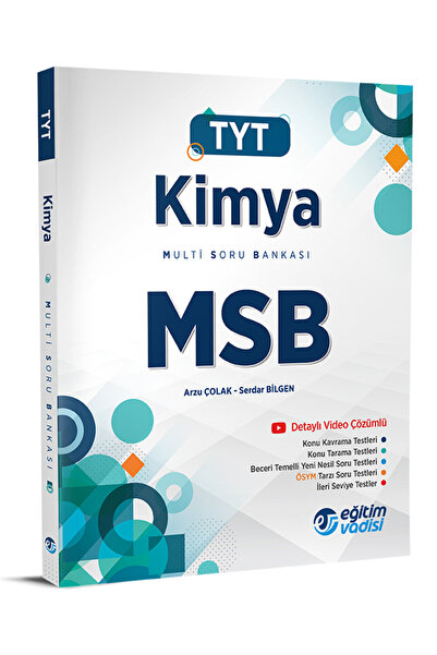 Eğitim Vadisi 2024 Tyt Kimya Msb Multi Soru Bankası