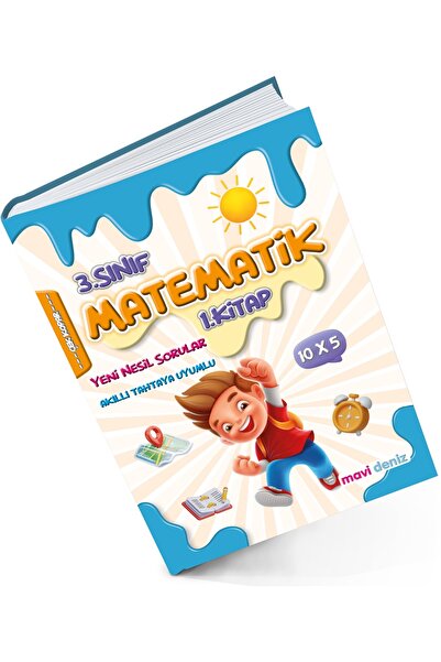 Mavi Deniz Yayınları Mavi Deniz 2024 3. Sınıf Matematik 1. Kitap Yeni Nesil S...