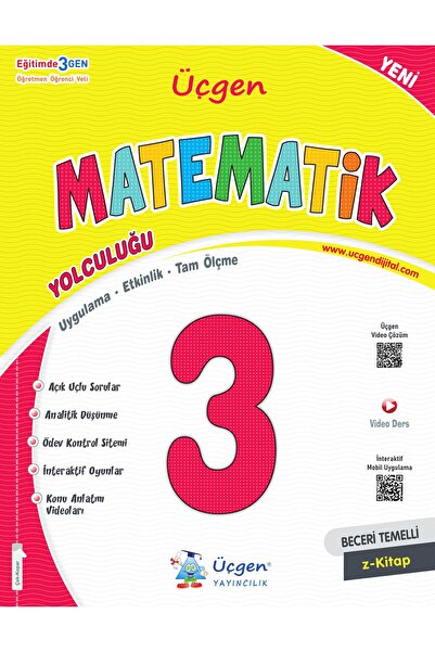 Üçgen Yayıncılık Üçgen 2025 3. Sınıf Beceri Temelli Matematik Yolculuğu