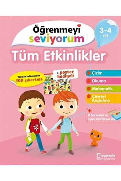 Uçanbalık Yayıncılık Uçanbalık Öğrenmeyi Seviyorum - Tüm Etkinlikler 3-4 Yaş ...