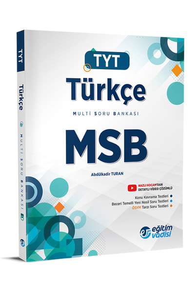 Eğitim Vadisi 2024 Tyt Türkçe Msb Multi Soru Bankası