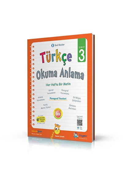 Üçgen Yayınları Üçgen 2024 3. Sınıf Türkçe Okuma Anlama 36 Hafta