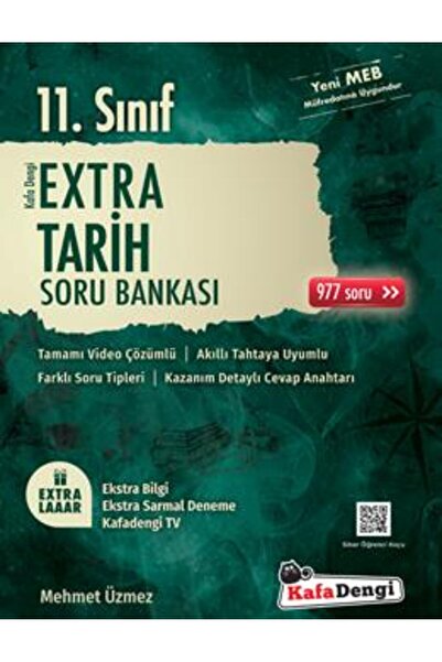 Kafa Dengi Yayınları Kafadengi 2025 11. Sınıf Tarih Extra Soru Bankası