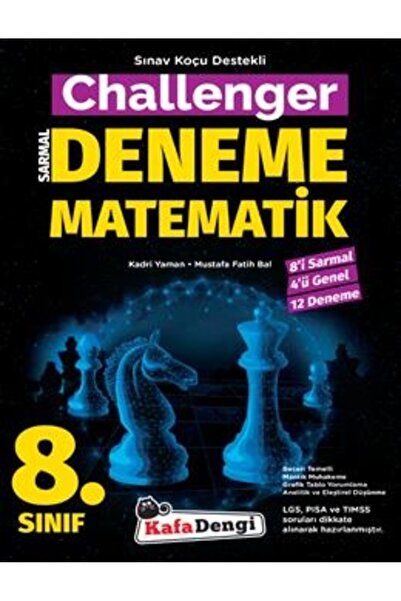 Kafa Dengi Yayınları Kafadengi 2025 8. Sınıf Lgs Matematik 12 Li Challenger D...