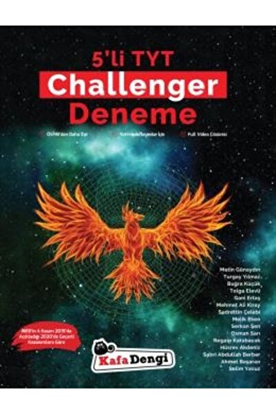 Kafa Dengi Yayınları Kafadengi Tyt Challenger Deneme Sınavı 5'Li (Zor)