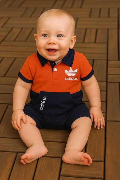 SULİFESTORE Yakali Clip-On Summer Jumpsuit