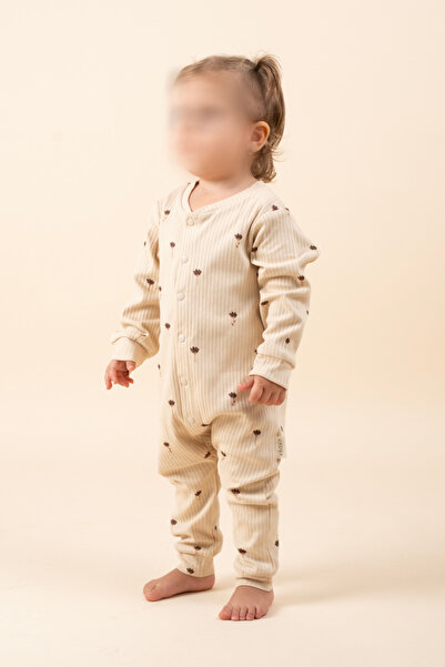 Vauva Baby Kids Girls Boys Snap Closure Romper Seasonal Long Sleeve Printed Romper