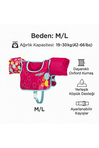 BESTWAY Swim Safe Abc™ Aquastar™ Kumaş Kolluk Pembe