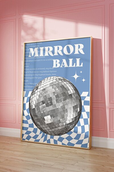 Vinca Prints Taylor Swift Poster Mirror Ball Poster Taylor Swift Estetik Poster
