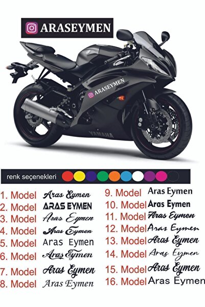 Kurt Reklam Dünyası Motor Ins Adresi Kişiye Özel 20x4 Cm Sip.no Renk Ve Model...