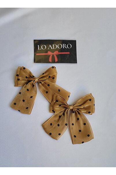 LO ADORO 2 штуки бантики-заколки дитячі заколки-затискачі заколки в горошок