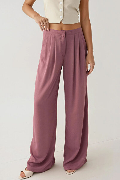 Hiccup Pleated Wide Leg Palazzo Trousers